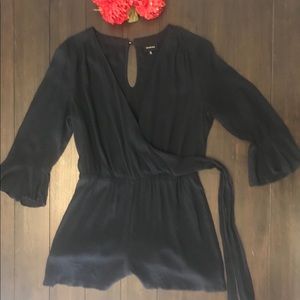 Super Hot Black Romper